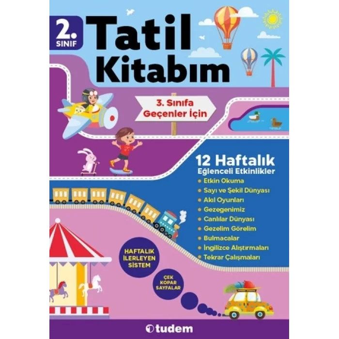 TUDEM YAYINLARI TATİL KİTABIM 2.SINIF-YENİ