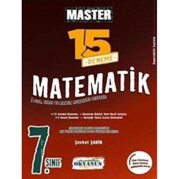 7. Sınıf Master 15 Matematik Denemesi