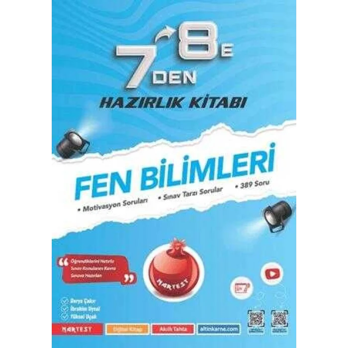 7 Den 8 E Fen Bilimleri Hazırlık Kitabı