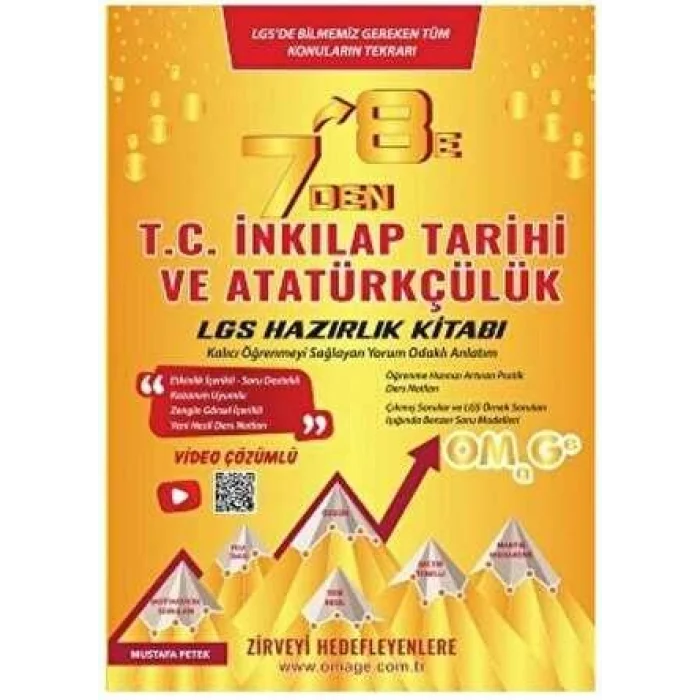7 Den 8 E LGS T.C. İnkılap Tarihi Ve Atatürkçülük Tarihi Hazırlık Kitabı