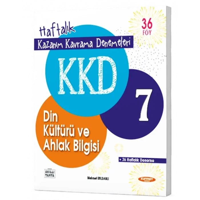 7 DİN KÜLTÜRÜ VE AHLAK BİLGİSİ HAFTALIK KAZANIM KAVRAMA DENEMELERİ (36 FÖY)