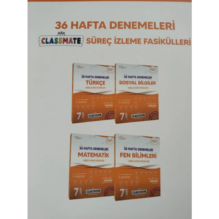 7. Sınıf Classmate 36 Hafta Denemeleri 4 al 3 öde