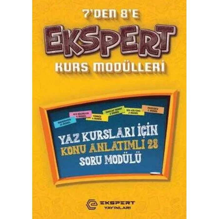 7`den 8`e Ekspert Kurs Modülleri