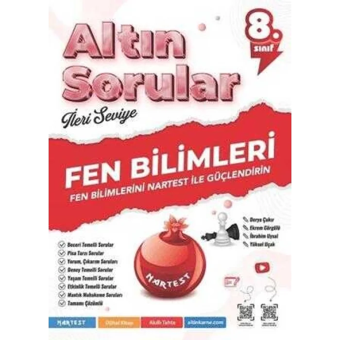 8. Sınıf Fen Bilimleri Altın Sorular