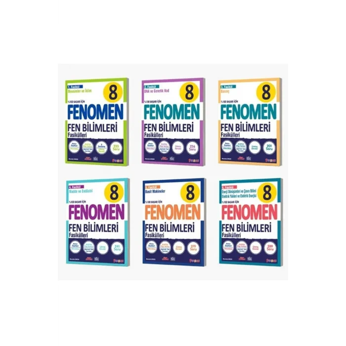 8.Sınıf Fen Bilimleri Fasikül Seti 6 Fasikül