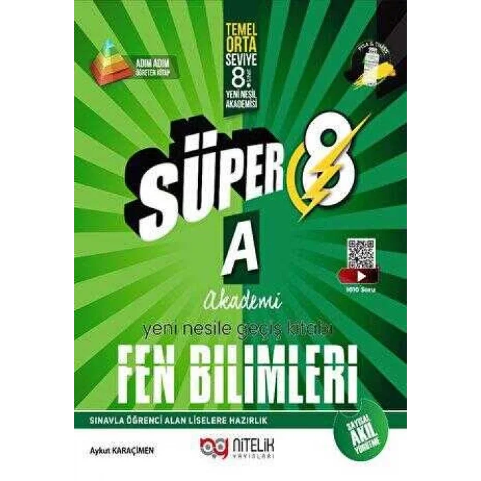 8.Sınıf (A) Süper Fen Bilimleri Soru Yeni Nesil