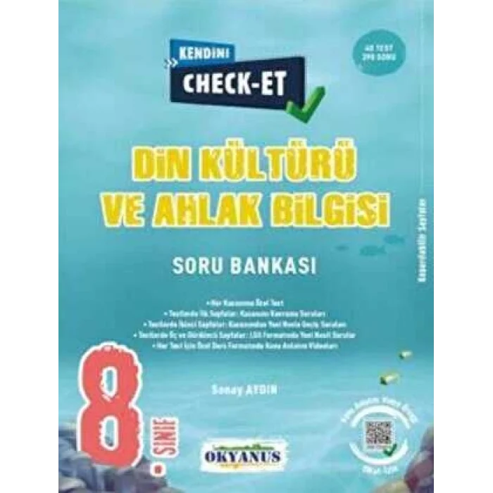 8. Sınıf Kendini Check - Et Din Kültürü Ve Ahlak Bilgisi Tekrar Testleri