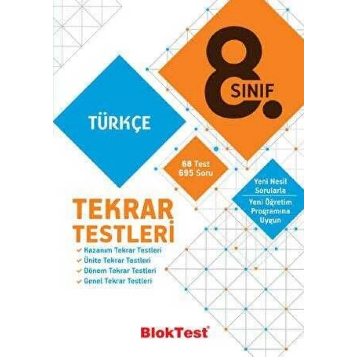 8.SINIF BLOKTEST TÜRKÇE TEKRAR TESTLERİ