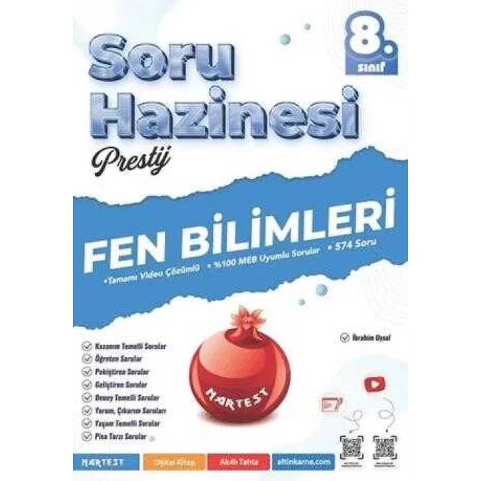 8. Sınıf Prestij Fen Bilimleri Soru Hazinesi