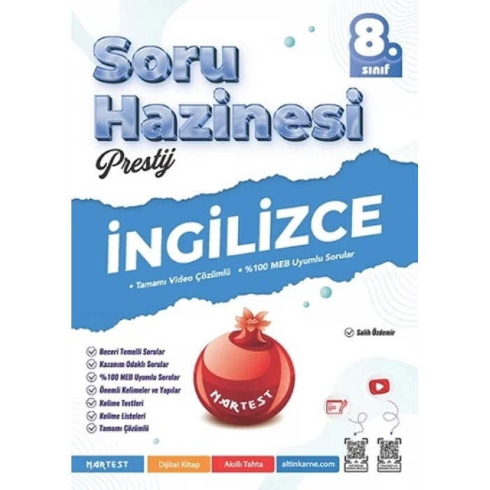 8. Sınıf Prestij İngilizce Soru Hazinesi