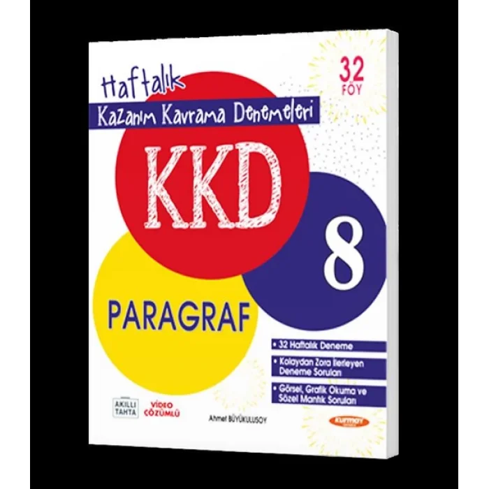 8 PARAGRAF HAFTALIK KAZANIM KAVRAMA DENEMELERİ (32 FÖY)