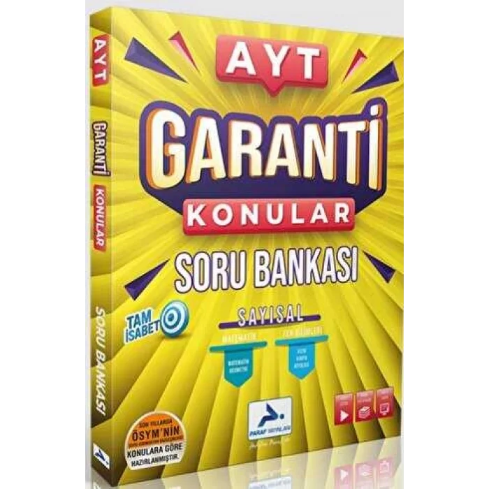 Ayt Garanti Konular Sayısal Soru Bankası