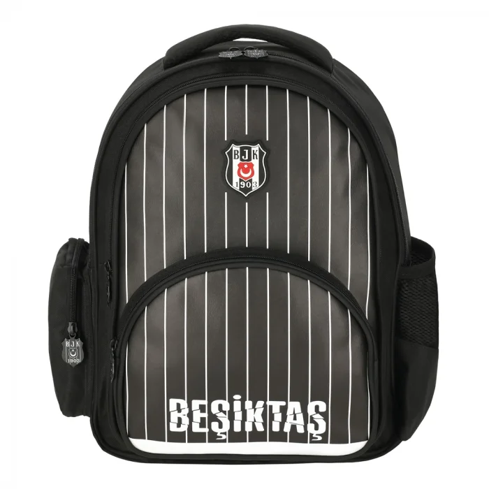Beşiktaş Lisanslı İnce Çubuk Suni Deri Me Okul Çantası