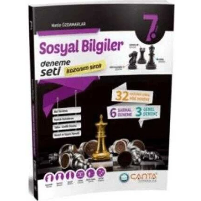 Çanta Yayınları 7. Sınıf Sosyal Bilgiler Kazanım Sıralı Deneme Seti