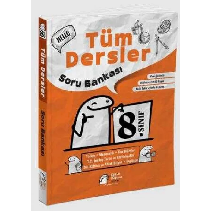 Eğitim Deposu 8. Sınıf Tüm Dersler Soru Bankası