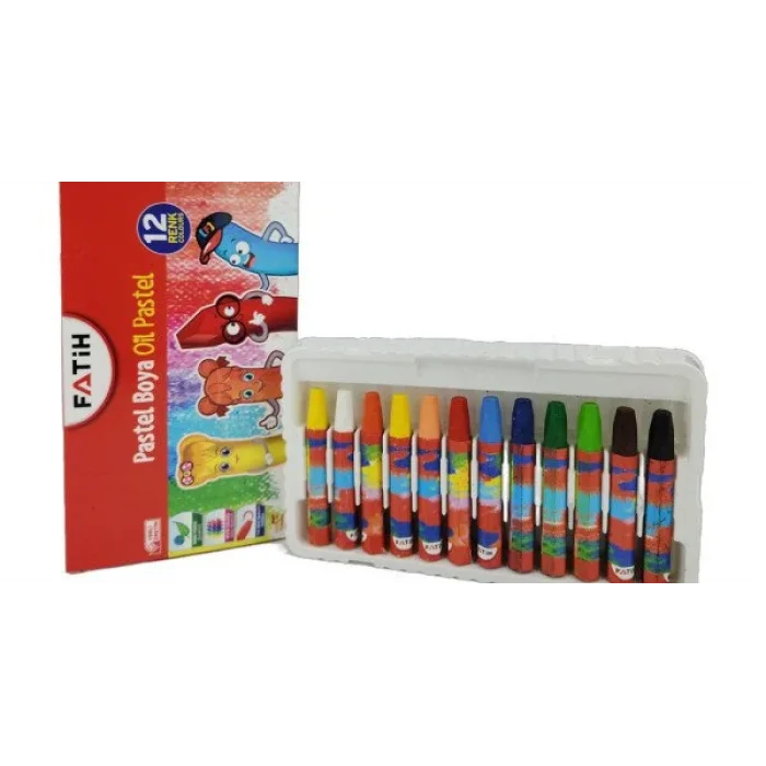 FATİH PASTEL BOYA 12 İ KARTON KUTU