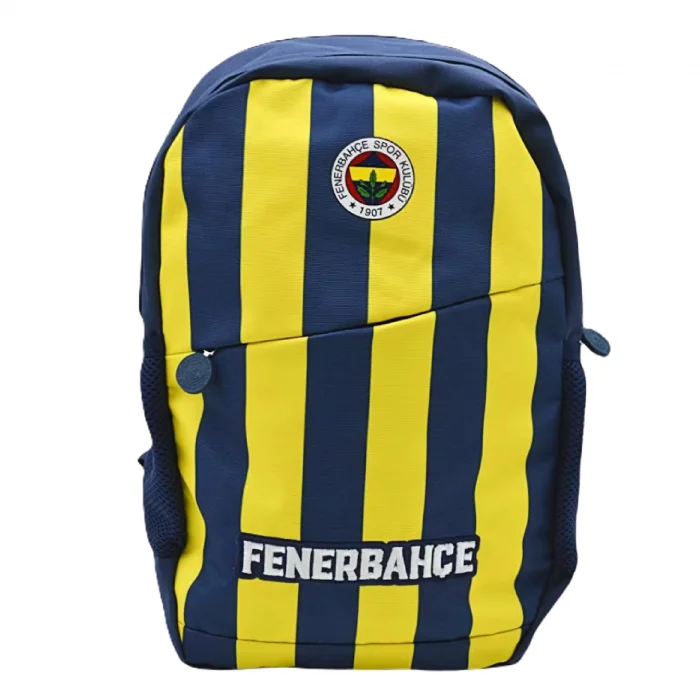 Fenerbahçe Lisanslı Çubuk Desenli Me Okul Çantası