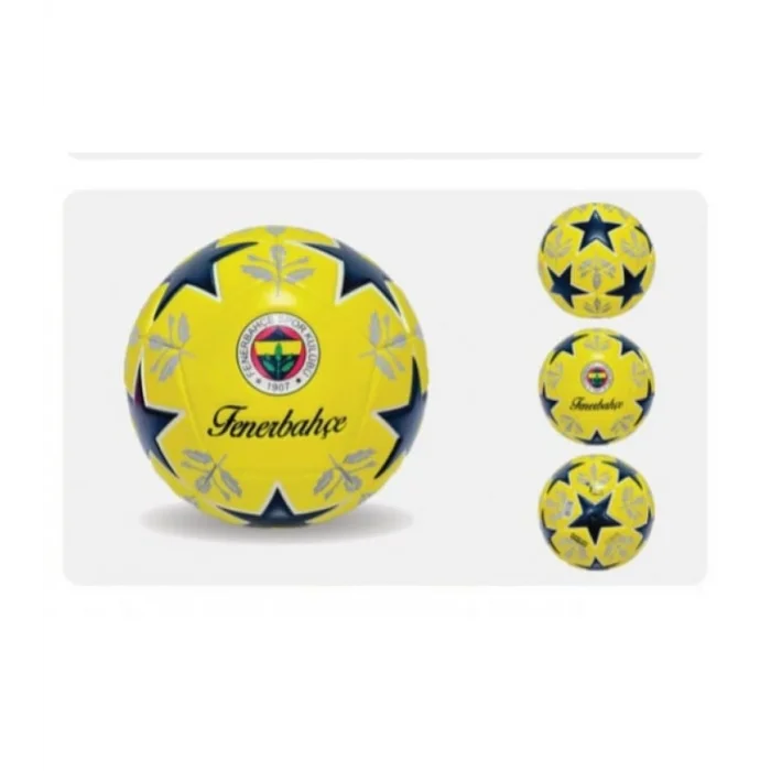 Fenerbahçe Lisanslı Futbol Topu - Sarı Lacivert Yıldızlı