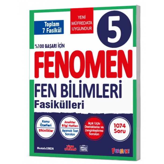 FENOMEN 5 FEN BILIMLERI FASIKÜLLERI (TOPLAM 7 FASIKÜL)