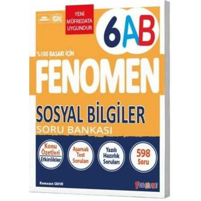 FENOMEN 6 SOSYAL BİLGİLER SORU BANKASI (A-B)