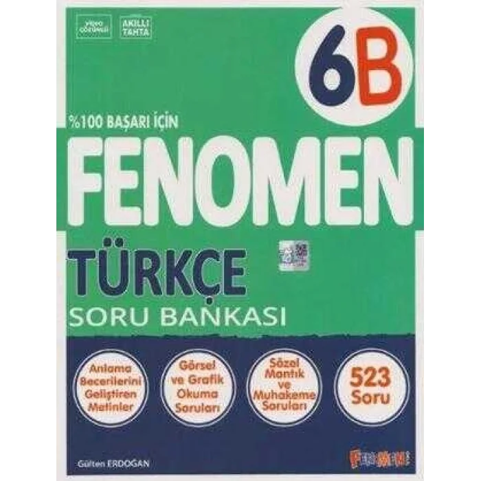 FENOMEN 6 TÜRKÇE SORU BANKASI (B)