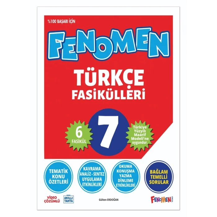 FENOMEN 7. SINIF TÜRKÇE FASİKÜLLERİ 2026-2027 BASIM (TOPLAM 6 FASİKÜL)
