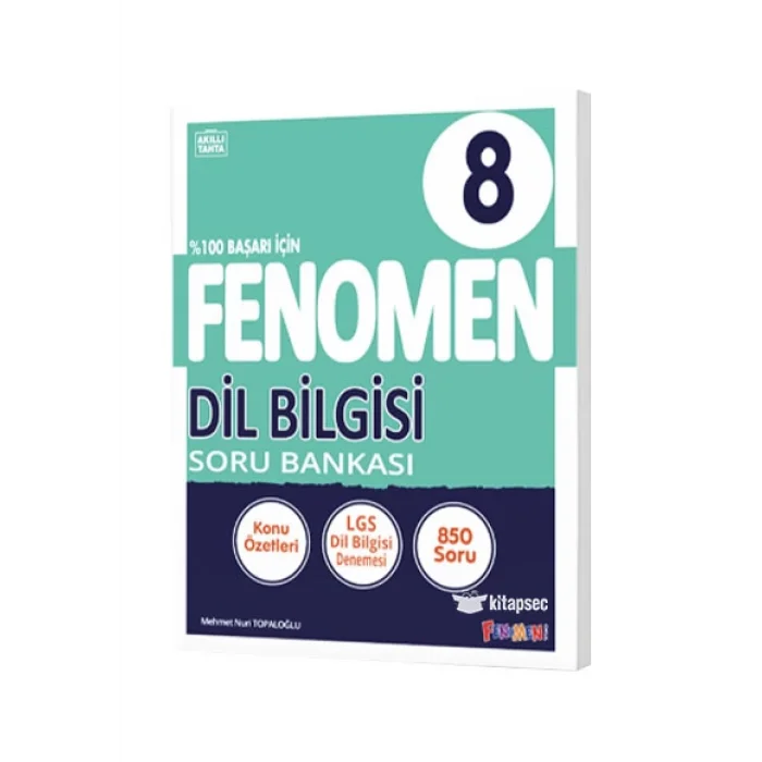 FENOMEN 8 DİL BİLGİSİ SORU BANKASI