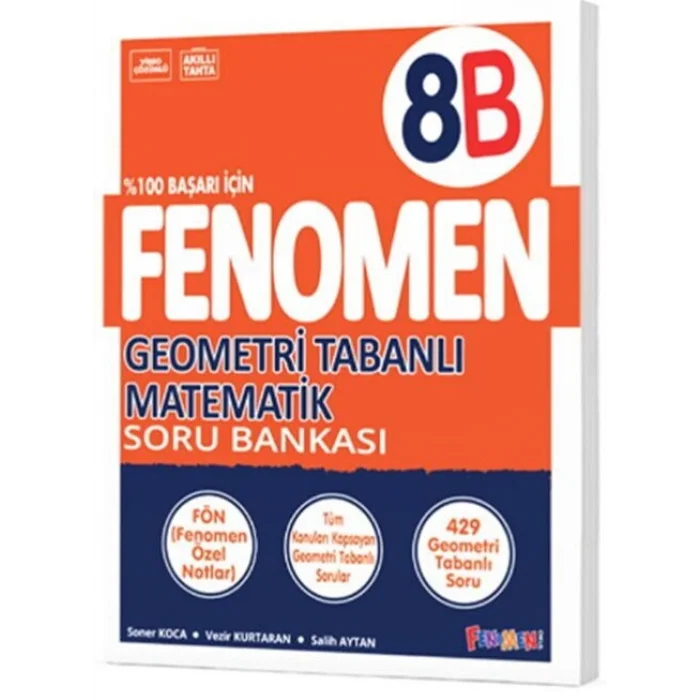 FENOMEN 8 GEOMETRİ TABANLI MATEMATİK SORU BANKASI (B)