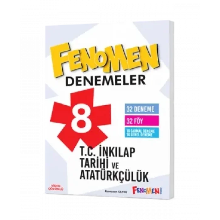 FENOMEN 8 İNKILAP TARİHİ VE ATATÜRKÇÜLÜK DENEMELER (32 DENEME)