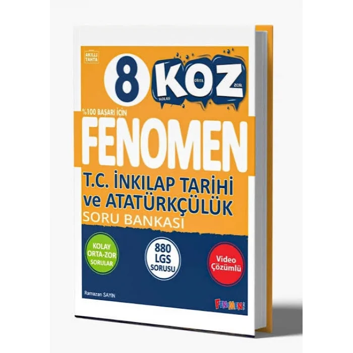 FENOMEN 8 KOZ T.C. INKILAP TARIHI VE ATATÜRKÇÜLÜK SORU BANKASI