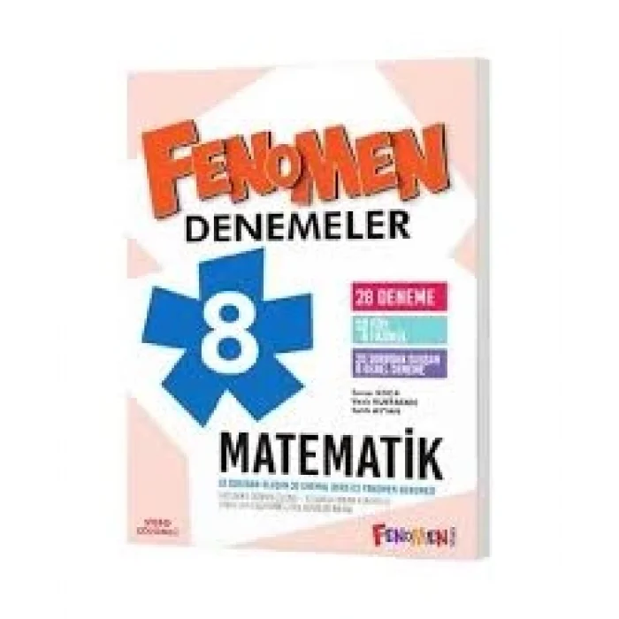 FENOMEN 8 MATEMATİK DENEMELER (28 DENEME)
