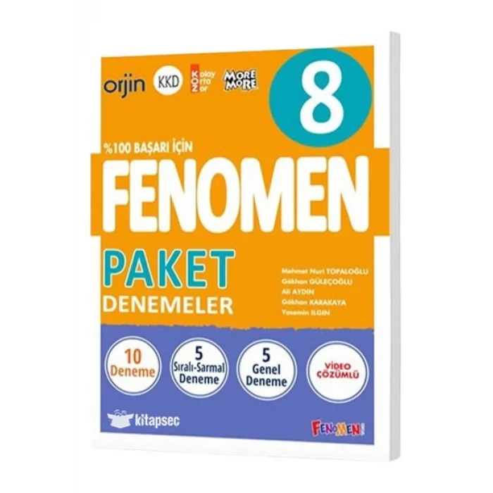 FENOMEN 8 TÜM DERSLER PAKET DENEMELER (10 DENEME)