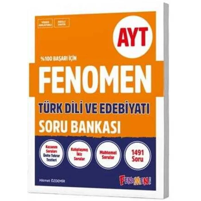 FENOMEN AYT TÜRK DİLİ VE EDEBİYATI SORU BANKASI