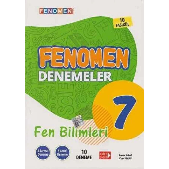 Fenomen Okul Yayınları 7. Sınıf Fen Bilimleri 10 Deneme