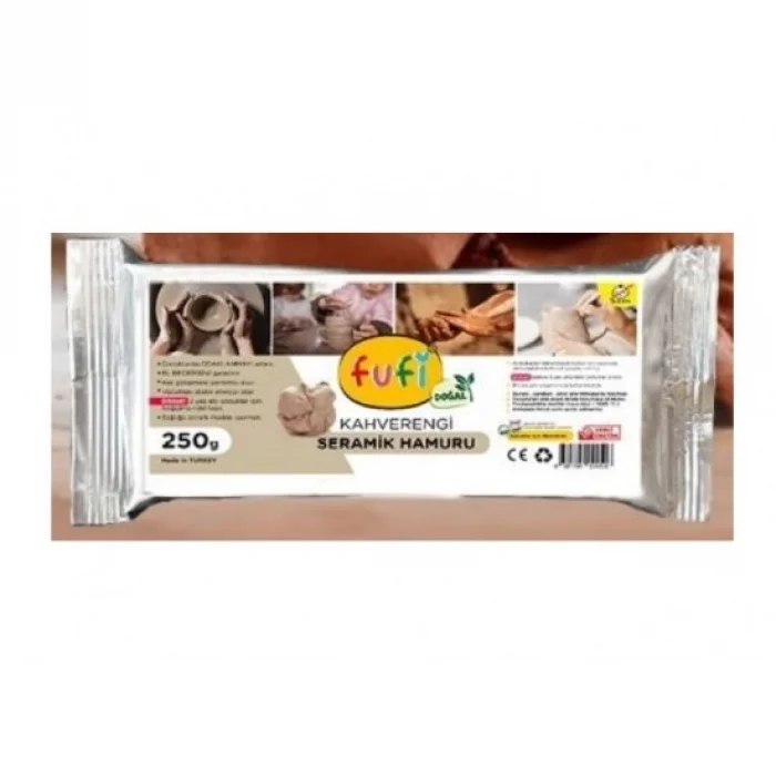 Fufi Seramik Hamuru 250 Gr Kahverengi