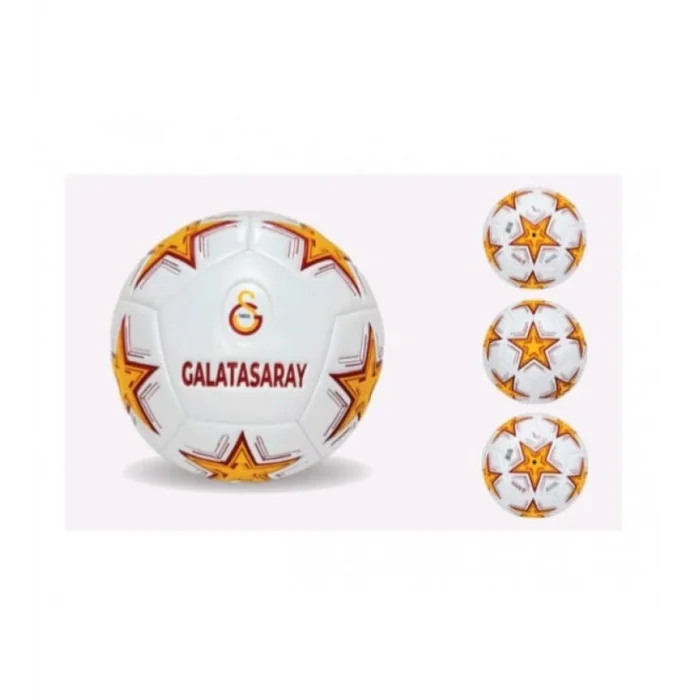 Galatasaray Lisanslı Futbol Topu - Beyaz Yıldızlı