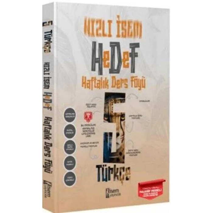 İSEM Yayıncılık 5. Sınıf Türkçe Haftalık Ders Föyü