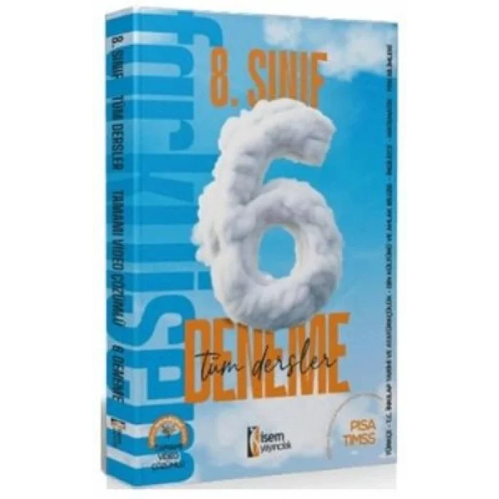 İSEM Yayıncılık 8. Sınıf Tüm Dersler 6 lı Deneme