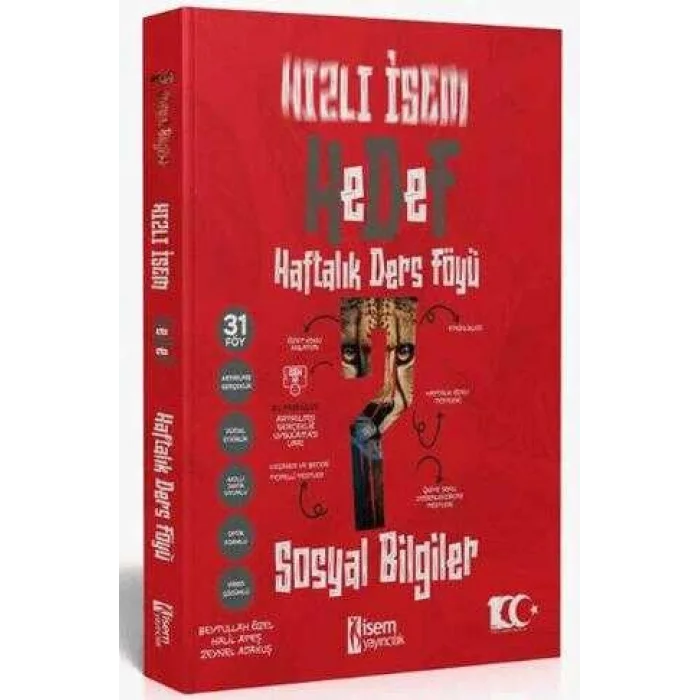 İSEM Yayıncılık Hızlı Hedef 7. Sınıf Sosyal Bilgiler Haftalık Ders Föyü