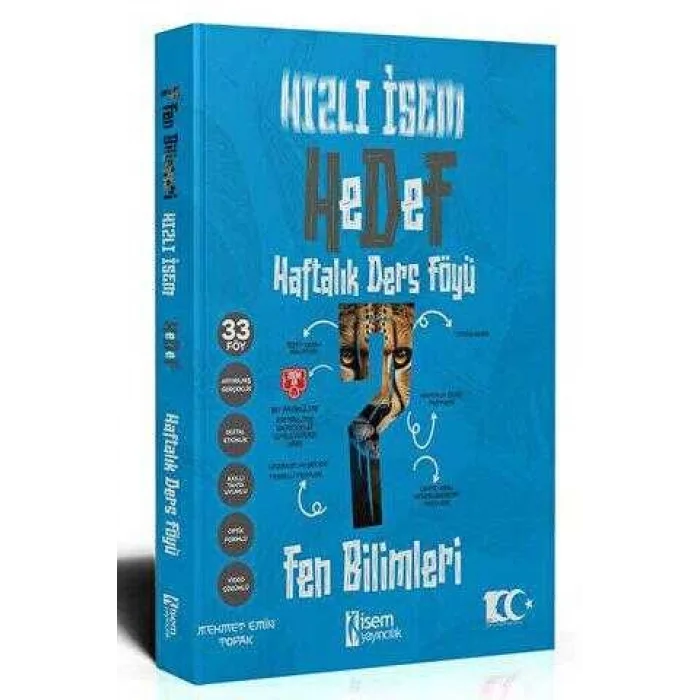 İsem Yayınları 7. Sınıf Hızlı İsem Fen Bilimleri Haftalık Ders Föyü