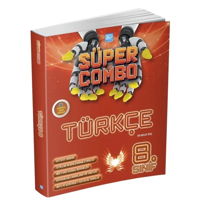 Koza Karaca Süper Combo Türkçe 8. Sınıf Soru Kitabı