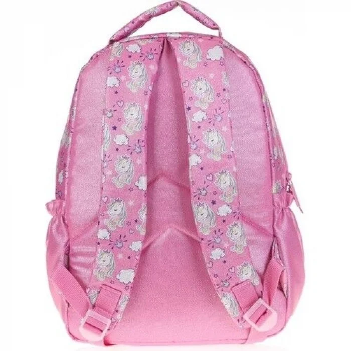 Kaukko Kids&Love Unicorn Desenli Pembe Okul Çantası