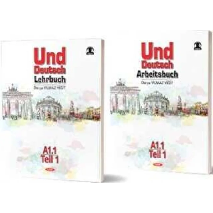 Kurmay Yayınları Almanca - Und Deutsch Lehrbuch A1.1 Teil 1 and Arbeitsbuch A1.1 Teil 1