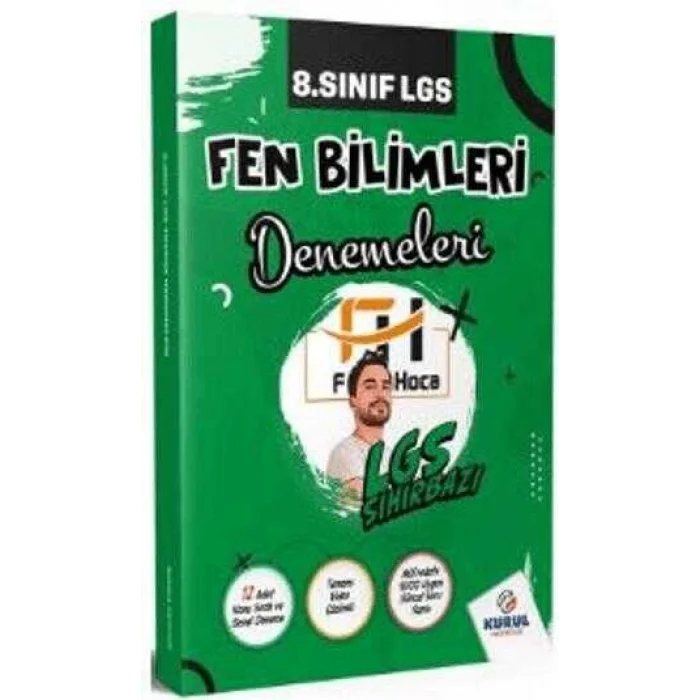 Kurul Yayıncılık 8. Sınıf LGS Sihirbazı Fen Bilimleri Denemeleri