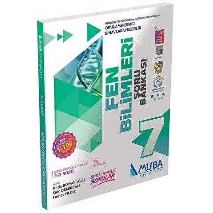 Muba Yayınları MB 7. Sınıf Fen Bilimleri Soru Bankası