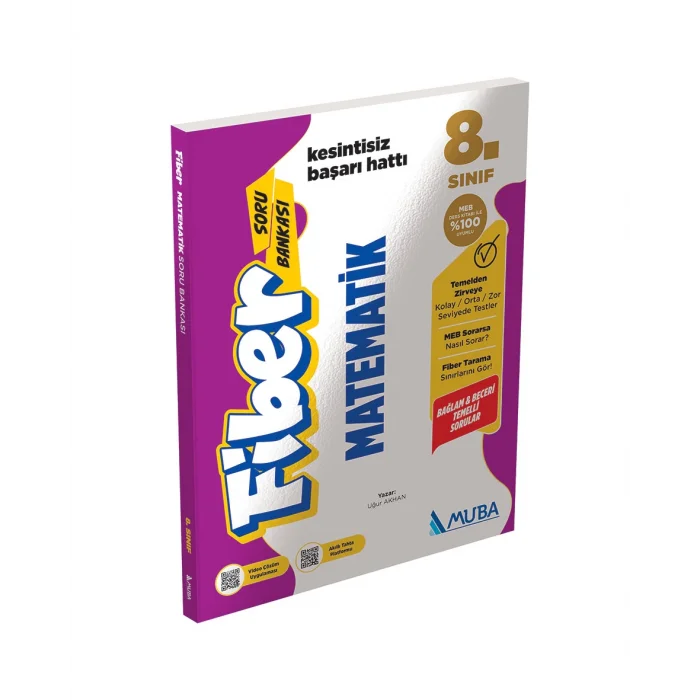 Muba Yayınları 8. Sınıf Matematik Fiber Soru Bankası
