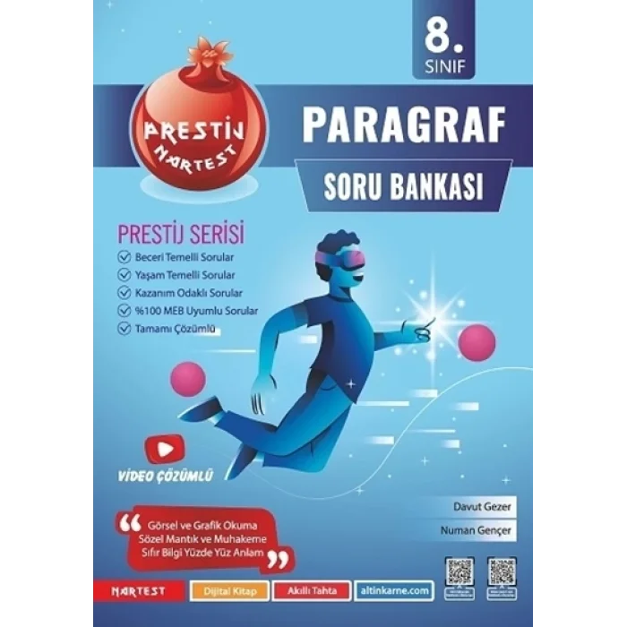 nar test prestij 8 sınıf paragraf soru bankası