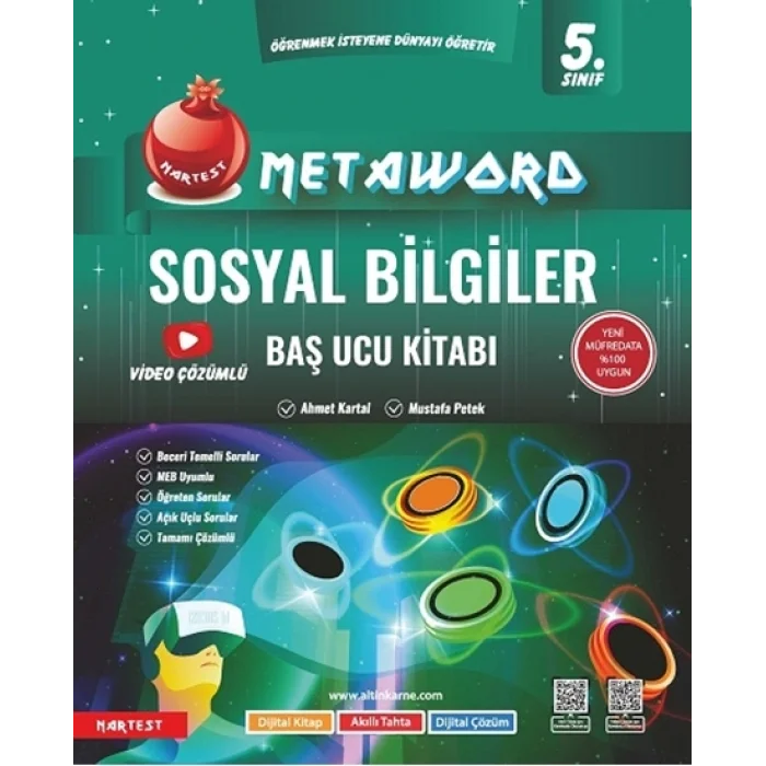 Nartest Yayınevi 5. Sınıf Metaword Sosyal Bilgiler Maarif Modeli