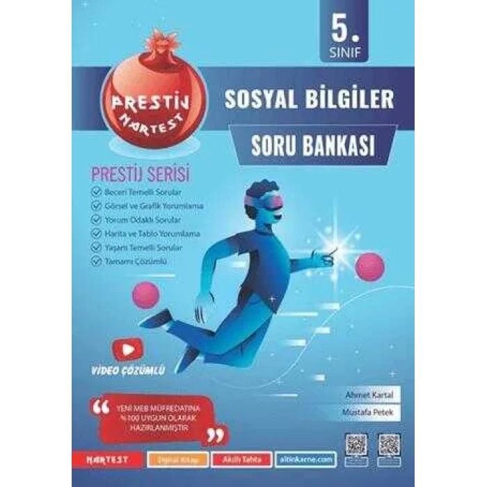 Nartest Yayınevi 5. Sınıf Prestij Sosyal Bilgiler Soru Bankası