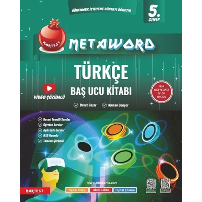 Nartest Yayınevi 5. Sınıf Metaword Türkçe Maarif Modeli